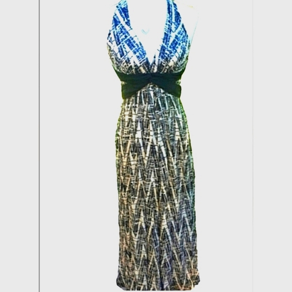 BCBGMAXAZRIA silk maxi dress - Picture 3 of 10